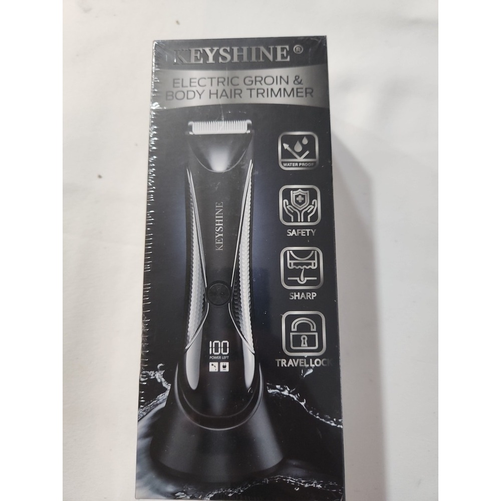 Keyshine Electric Groin & Body Hair Trimmer for Men: Waterproof Sealed